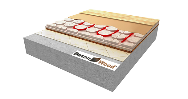 Massetto radiante in BetonRadiant Cork